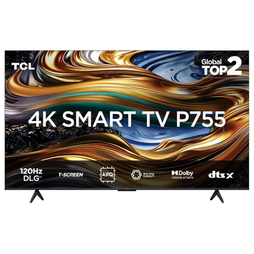 Melhor TV de 2025: veja as melhores opções do ano. 4 Smart TV TCL 55 Polegadas LED 4K P755 WiFi Bluetooth Google TV HDR10+ Dolby Atmos Vision 55P755