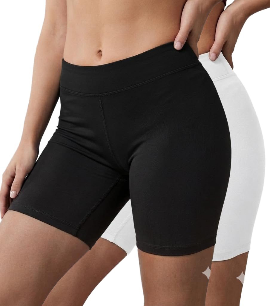 diaz Women Gym Shorts for Women – Workout Running Sports Shorts, High Waist Activewear Shorts, Yoga Fitness Shorts, Quick Dry Stretchable Gym Wear Short, Ladies Shorts-Pack of 2-picture-13