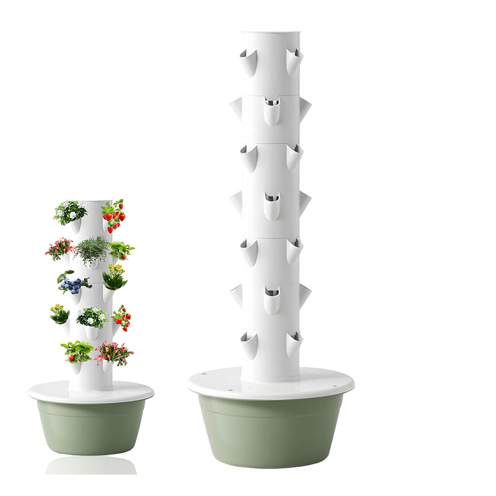 Aeroponic - Torre da giardino per interni con sistema di auto-irrigazione, 36 siti Smart Hydroponic Garden per coltivare ortaggi, frutta ed erbe aromatiche