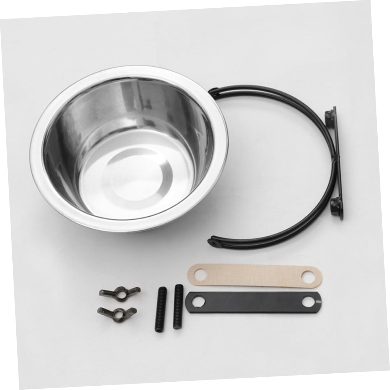 GALPADA Stainless Steel Hanging Bowl for Dogs Cats Rabbits and Birds Cage Water Food Dish Easy to Clean for Indoor Pets Durable and Versatile Feeding