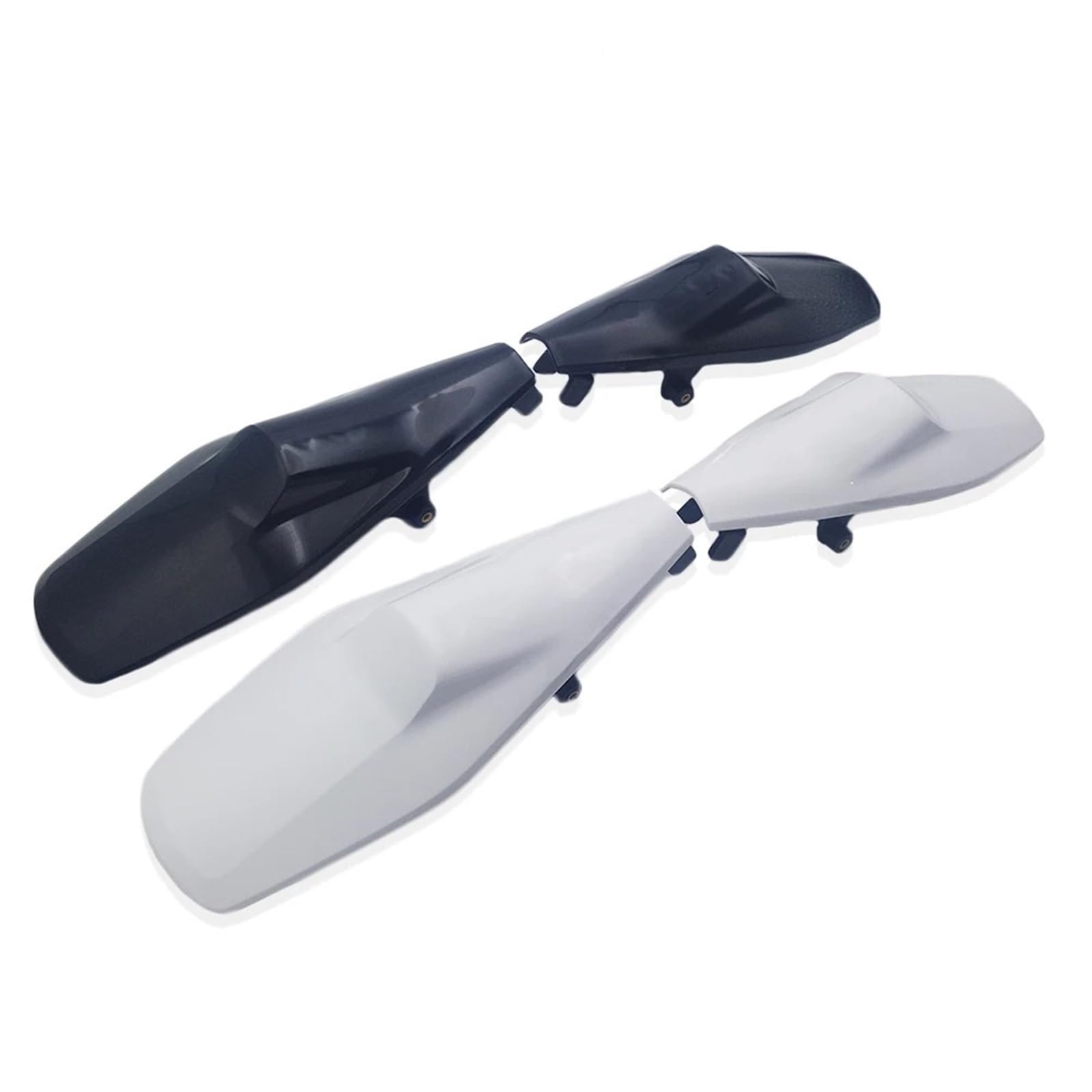 Paramanos Moto Compatible con Husq&Varna Cable de Freno hidráulico Embrague Compatible KAYO FE Motocicleta guardamanos Protector Manillar Protectores Mano Cubre Manetas Moto(Braktec-White)
