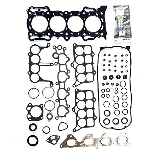 Image of Partsflow Engine Cylinder Head Gasket Set Compatible with Honda Accord DX,LX, 10th Anniversary 1990-93, EX 1991, SE 1991 1993, Prelude S 1992-96 2.2L F22A1, F22A4, F22A6