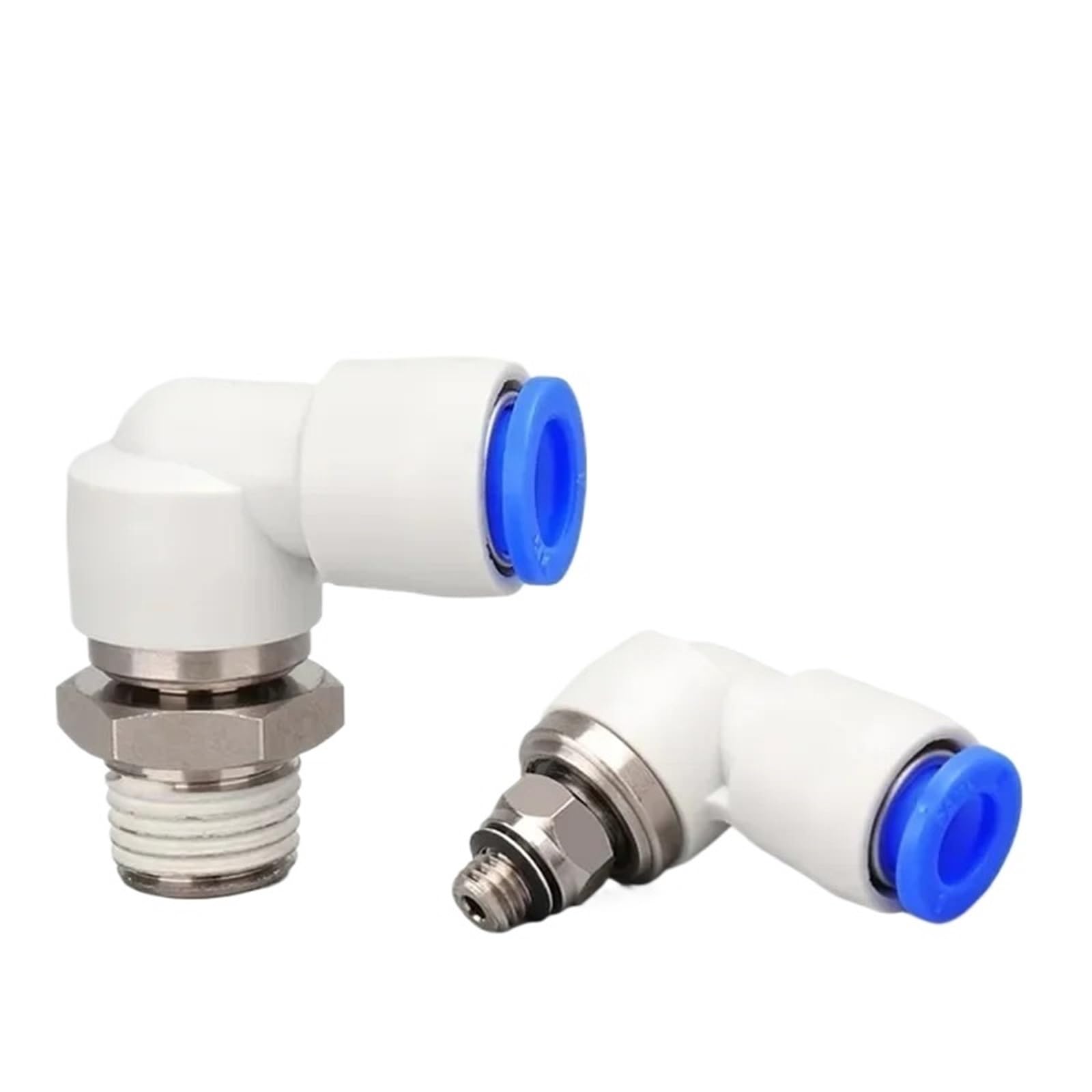 Pneumatische Anschlüsse 360° Drehgelenk Drehgelenk KSL Luftschlauch 4 6 8 10 12 mm Gewinde 1/8 1/4 3/8 M5 Hochgeschwindigkeits-Drehanschluss 1 Stück(KSL10-01)