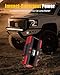 SAFEMATE PJS06 2500A Car Battery Jump Starter, Portable 12v Battery Booster, Jump Box and Charger, with Voltage Detection, Built-in Protection and LED Warning Light for 8.0l Gas and 6.5l Diesel