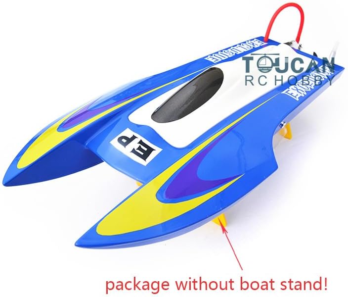 RC Boat M440 15.1" 31MPH Fiber Glass Electric Racing Boats PNP Fully Assembled RC Boat with Motor Servo ESC W/O Remote Control Lipo Battery Hobby Grade Model for Ages 14+