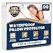 Everlasting Comfort 100% Waterproof Pillow Protector, Hypoallergenic, Breathable Membrane, Lifetime Replacement Guarantee (Standard, 2-Pack)