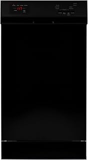 Kenmore 18" Compact Built-In Dishwasher - Black