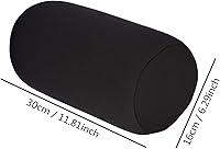 Vista 4 de ASkinds Almohada ortopédica de espuma viscoelástica para cuello cilíndrico redondo de microcuentas, 7 x 12 pulgadas