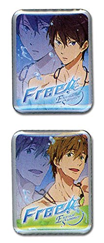 Free! Iwatobi Swim Club 2: Haruka & Makoto Pin Set