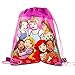 Disney Princess Fleece Blanket Sleepover Set - Bundle with 40x50 Throw Blanket, Tote Bag, Stickers and More | Disney Princess Room Decor