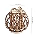GOOHOCHY Willow Candle Holder Hemp Rope Decor Vintage Design Housewarming for Friends