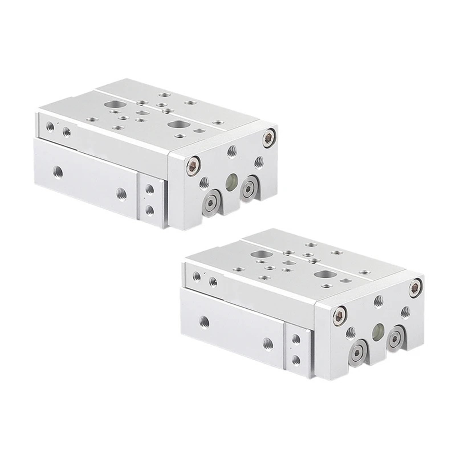 Vérin coulissant pneumatique HLQ20 guidage linéaire précision course 50mm