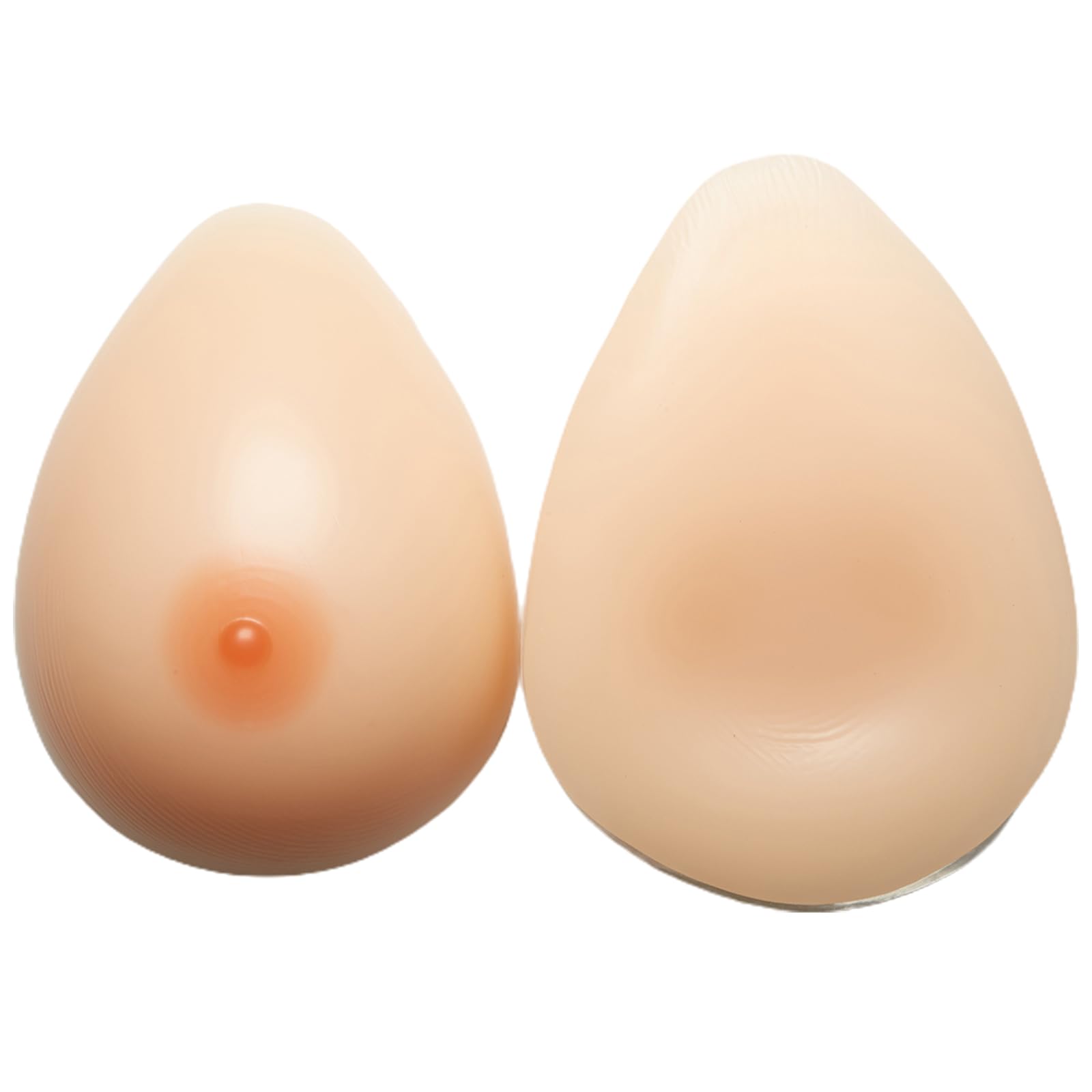 Formas De Senos Silicona En Forma Lágrima Copa E Color Piel, Prótesis No Autoadhesiva(Skincolor,K Cup)
