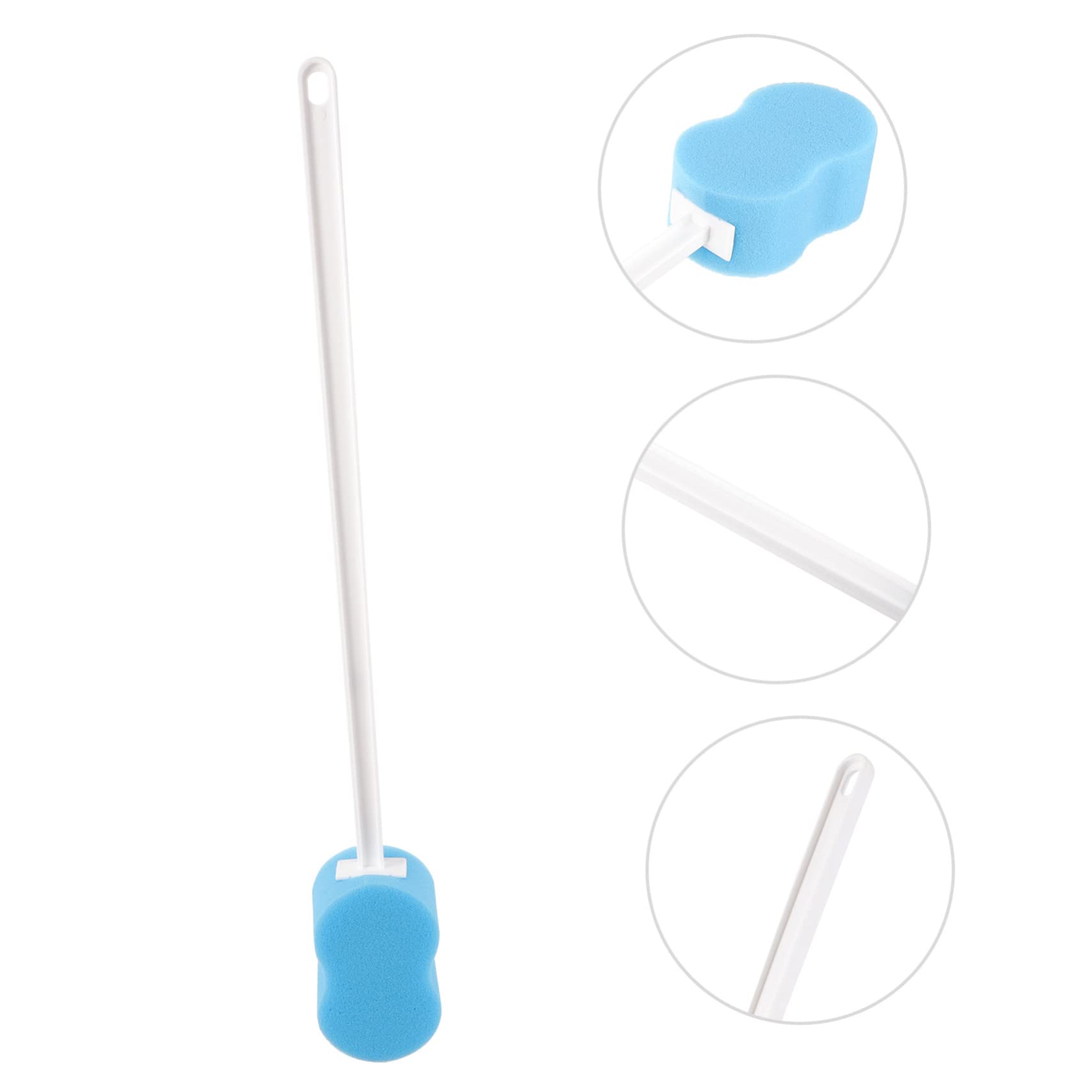 GALPADA Long Handle Back Scrubber Brush Soft Sponge for Body Cleaning Exfoliation for Elderly Mobility Comfortable Texture for Healthy Skin