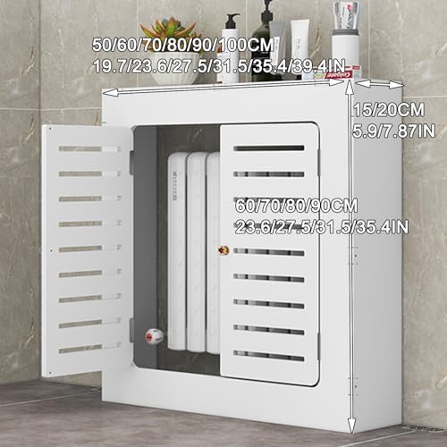 Cache-radiateur 2 portes pour masquer un chauffage inesthétique - 3