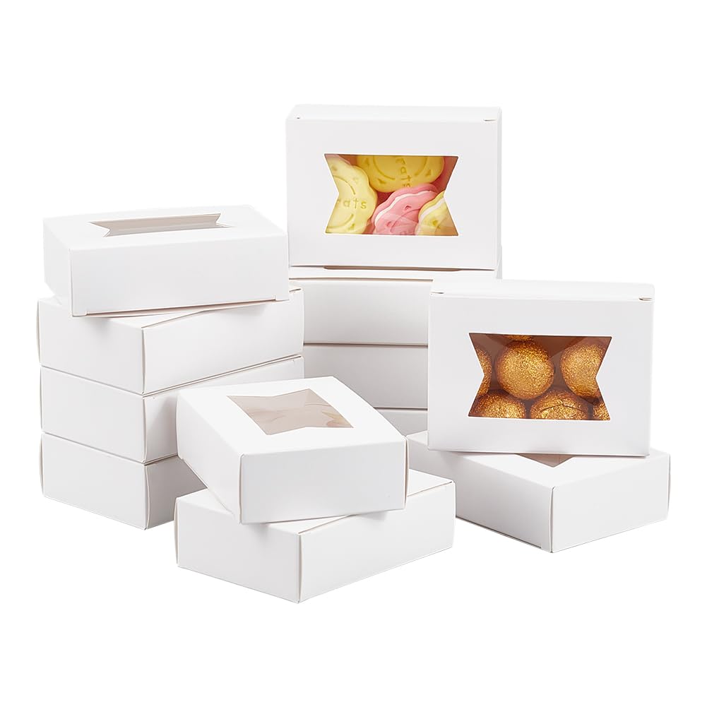 Set 20 Scatoline Portaconfetti Matrimonio In Carta Kraft - Con Bussola, Etichette E Corda Di Iuta, Colore Oro Rosa - 2