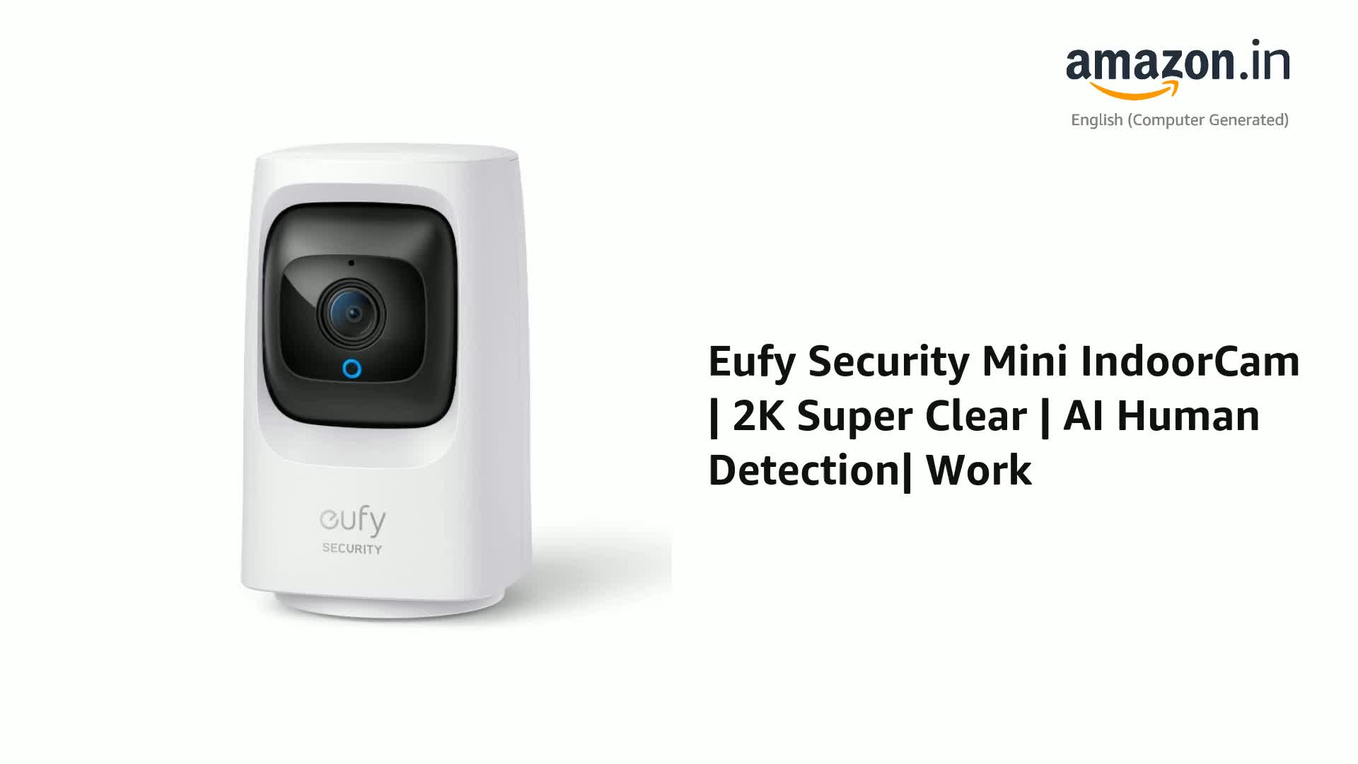 Buy Eufy Security Mini IndoorCam | 2K Super Clear | AI Human