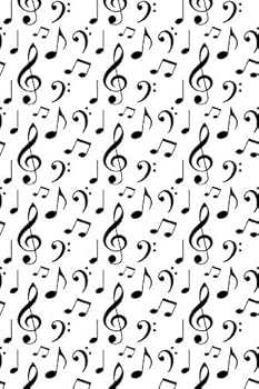 Journal: Music Notes: 120 Page 6” x 9” Blank Lined Journal, Dairy, or Notebook