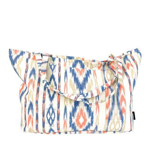 Bolsa Playa Grande XXL Familiar 40L, Diseño Mediterráneo 65x40 cm