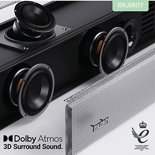Majority Sierra 2.0.2 Dolby Atmos Soundbar | 280W | Surround sound met opwaarts gerichte luidsprekers | Multiconnector inclusief HDMI Arc - Image 6