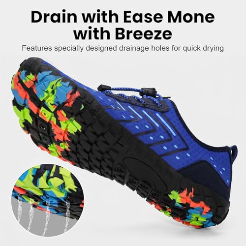 Image of Hike Barefoot Shoes Women Men Footwear, Wide Toe Box Water Shoes, Quick-Dry Zero Drop Comfortable & Non-Slip Pro Barefoot Beach Swim Minimalist Grounding Shoe for Walking Hiking