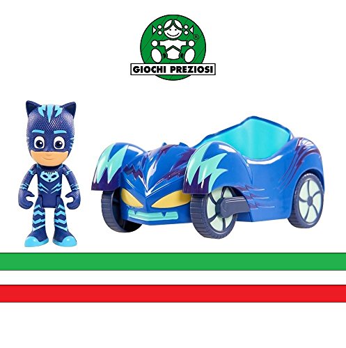 PJ Masks - Gatuno con Gatauto - vehículo grande con 3 plazas