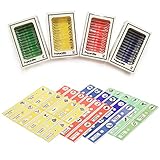 【Sicherheitsmaterial】 Die Sicherheit Ihres Kindes ist für uns kein Scherz! Der hochtransparente Plastikschieber wird im Voraus gereinigt, damit er ungiftig ist, keine Flecken, Kratzer und Bakterien enthält. Es besteht keine Gefahr scharfer Ecken an den Fingern, da die Objektträger glatte Kanten haben. Die Hand des Kindes wird nicht geschnitten, selbst wenn diese Exemplare als Spielzeug gespielt werden.