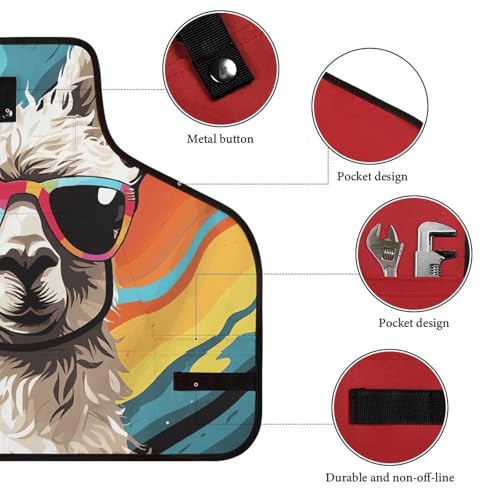 Delantal de trabajo con diseño Alpaca y hebilla de liberación rápida miniatura 3