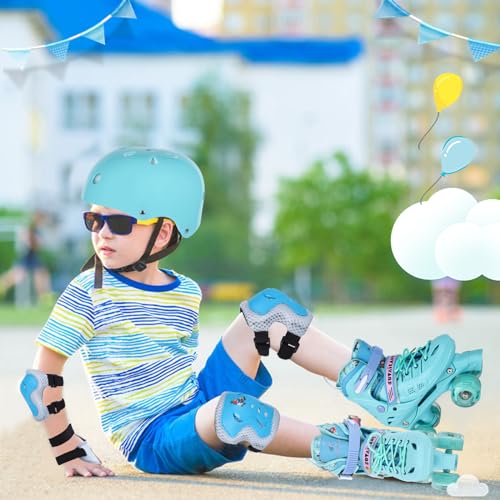 VEZLOPUS Roller Skates, Adjustable Roller Skates with Light up Wheels for Girls Boys Teens, Beginner & Advance | with Protective Gears and Carry Bag — view 2