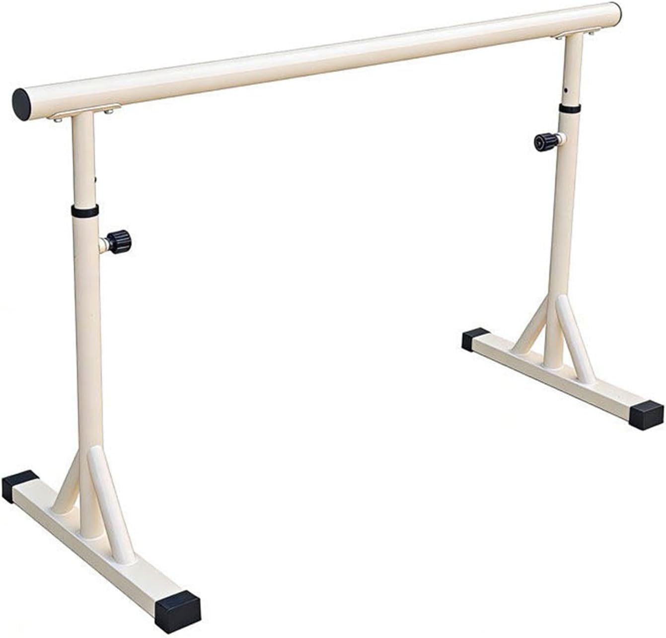 Sbarra da Balletto Portatile autoportante, Base Girevole e Pieghevole, Barra in Acciaio da 100 cm (3,3 Piedi) e 150 cm (4,9 Piedi), Regolabile su 7 Livelli per Esercizi di Equilibrio. (Length150cm)