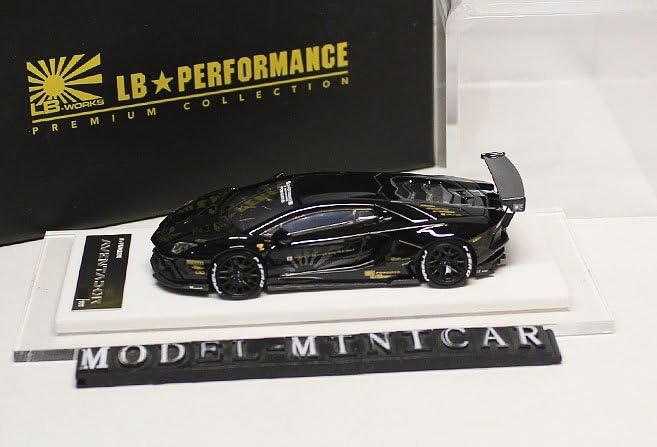 1/64 ランボルギーニ Aventador LP700 LB Monster Onemodel 1:64 Black