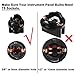 Partsam 10pcs T5 Twist Socket For Instrument Panel Cluster Plug Lamp Dash Light Bulb 58 70 73 74