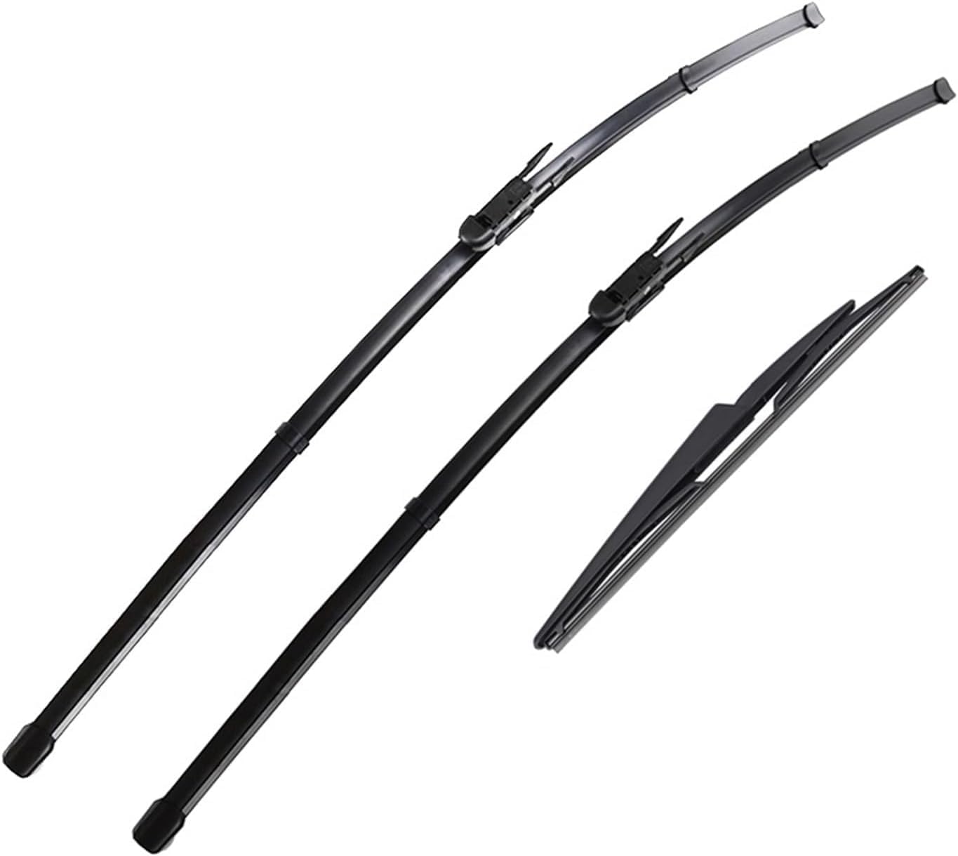RESKIU Car Front Windshield Wiper Blade Set Replacement for Volvo V70 II 2004-2007, All Season Windscreen Wipers Quiet Easy Installation