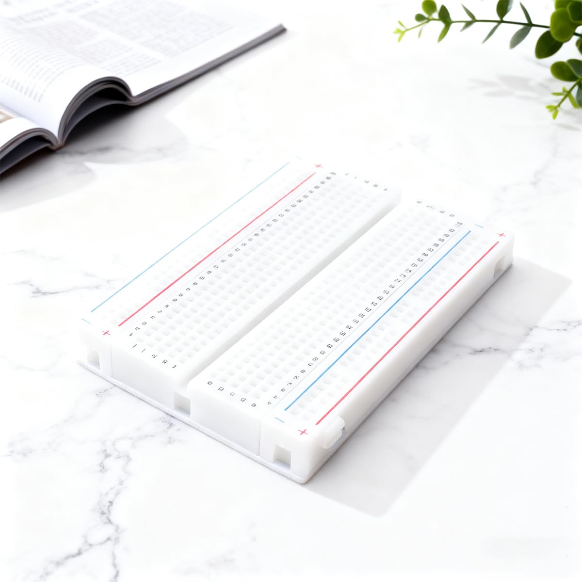 Ausi 10 pezzi 400 fascette Mini Solderless Breadboard Universale 400 Contatti Solderless Breadboard per test elettronici fai da te