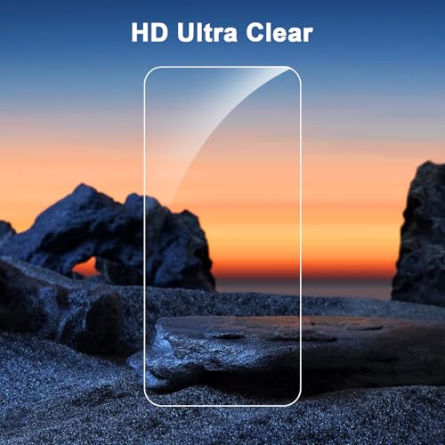 SIBEITU 3 Pack Screen Protector for iPhone 16 Pro Max with 3 Pack Camera Lens Tempered Glass Protector, 6.9 Inch HD Clear Glass Film 9H Hardness Full Coverage, Scratch Resistent, No Air Bubbles