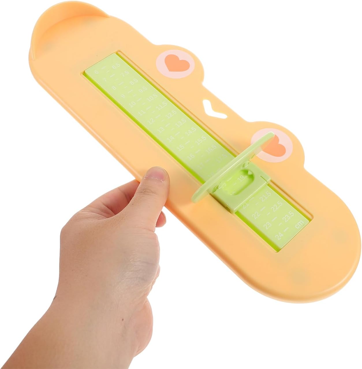 ULTECHNOVO Baby Foot Measuring Tool for Kids Adjustable Shoe Sizer Device Accurate Foot Length Gauge Home Use Ruler for Boys and Girls for Measuring Shoe Sizes