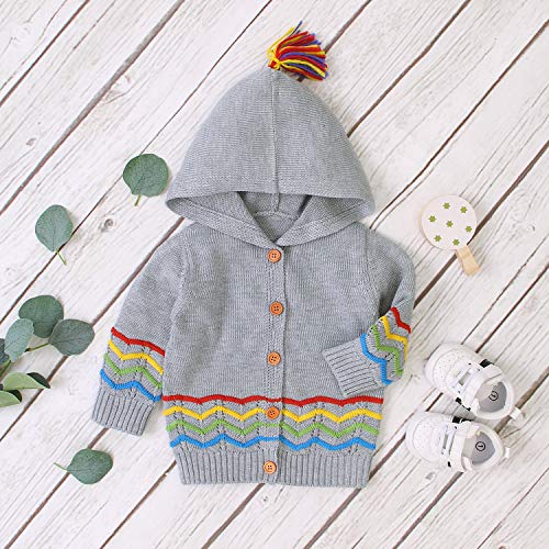 Baby Sweater,Baby Jongens Meisjes Lange Mouw Vest Jas Kids Herfst Winter Warm Knitwear Tops Kinderen Casual Outfit… - Image 3