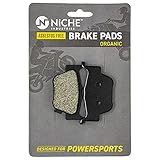 NICHE Rear Center Brake Pad Set for Honda 06435-HN8-016 Organic