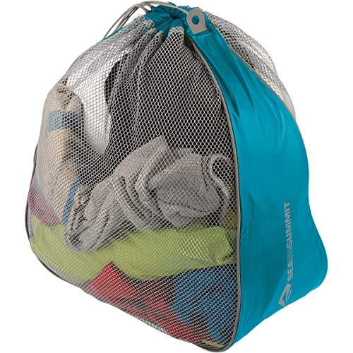 Sea to Summit Travelling Light Laundry Bag 11.8 x 5.9 x 15.4 2.4 ounce (blue grey)
