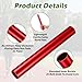 7 Pack Aluminum Relay Batons for Track and Field - Professional Track Batons for Relay Race, Corrosion Resistant & Lightweight for Outdoor Sports, School Events (Assorted Colors)