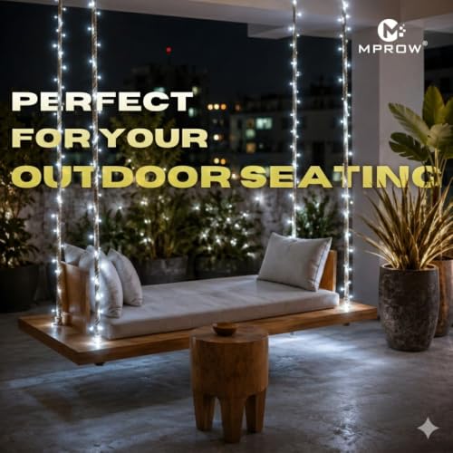 Image of MPROW 10M /40LED Diamond Shape String Lights, White