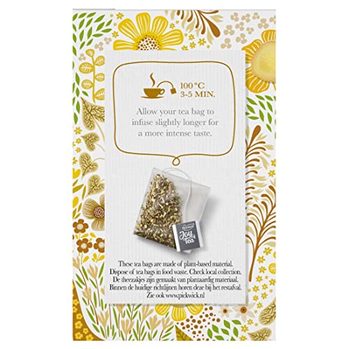 Pickwick Joy Of Tea Ginger Spices Kruidenthee met Citroenverbena, Gember, Citroengras en Anijs (60 Theezakjes, 100% Natuurlijk), 4 x 15 Theezakjes - Afbeelding 6