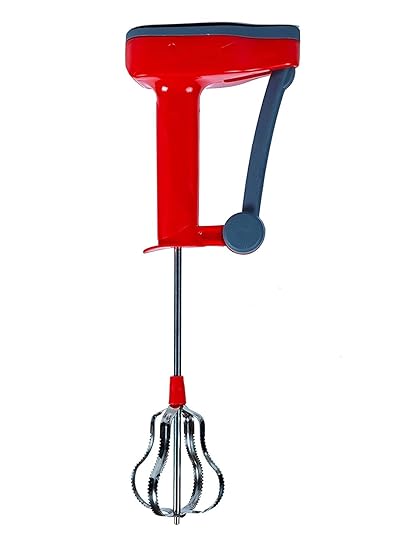 IRONFIX Power-free Hand Blender and Beater with High Speed Operation (Multicolour)