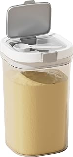Formula Container to go-1800ml Travel Dispenser BPA Free Airtight Container with Spoon and Layered Storage