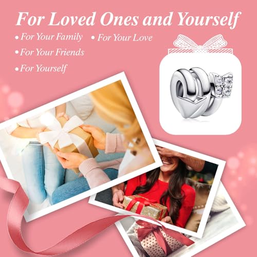 Charm flecha de cupido en plata de ley S925 para pulseras 6