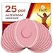 Fixic - Confezione da 25 patch adesivi per Enlite/Guardian/Freestyle Libre, ottimo fissaggio, pre-tagliati, colore: rosa, privi di foro