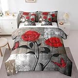 Funda Nordica Cama 180 Rosa 3D Imprimiendo Juego de Ropa de Cama con Cremallera,1 Funda de Edredón 260x240cm+2 Fundas de Almohada 50x80cm,para Familias y Adult