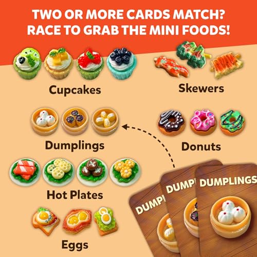 Gone in Seconds - Juego rápido de mini comida para niños y adultos miniatura 4