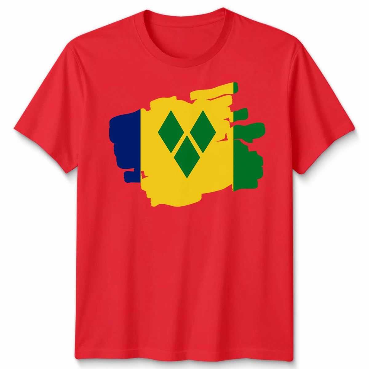 D&T Torn Saint Vincent and Grenadines Flag Football Unisex Tshirt Unisex 3XL