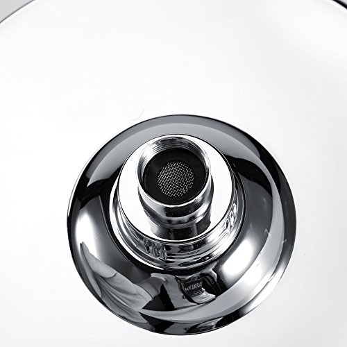 Chuveiros fixos de 8 pol, Chuveiros fixos para banheiros, Chuveiros com luz LED Troca automática par